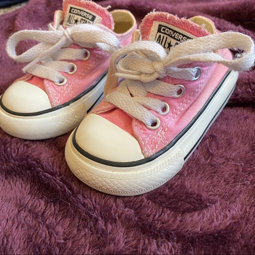 Pink Baby converse all Stars